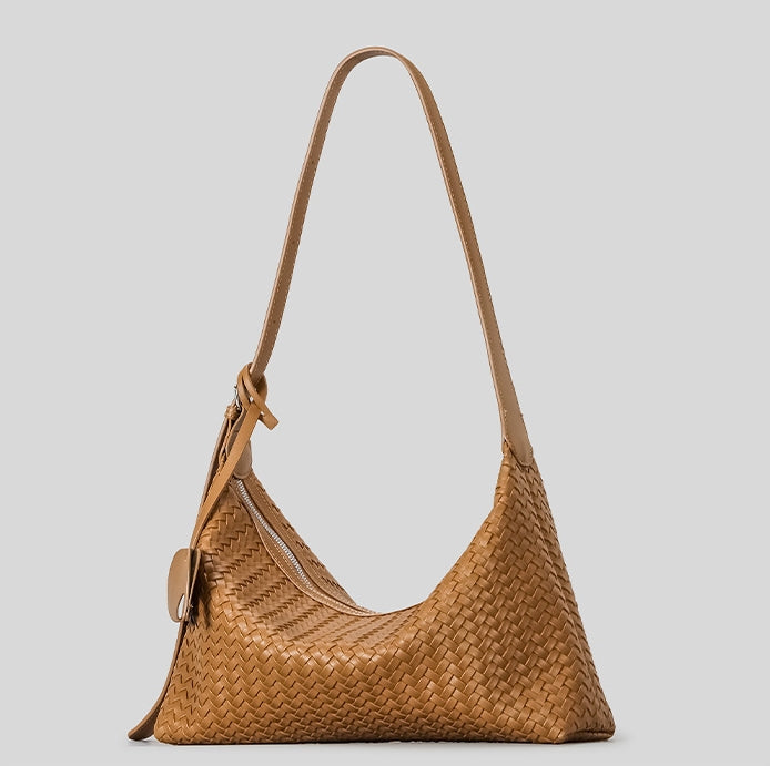 DEVA New Intrecciato Leather Shoulder Bag
