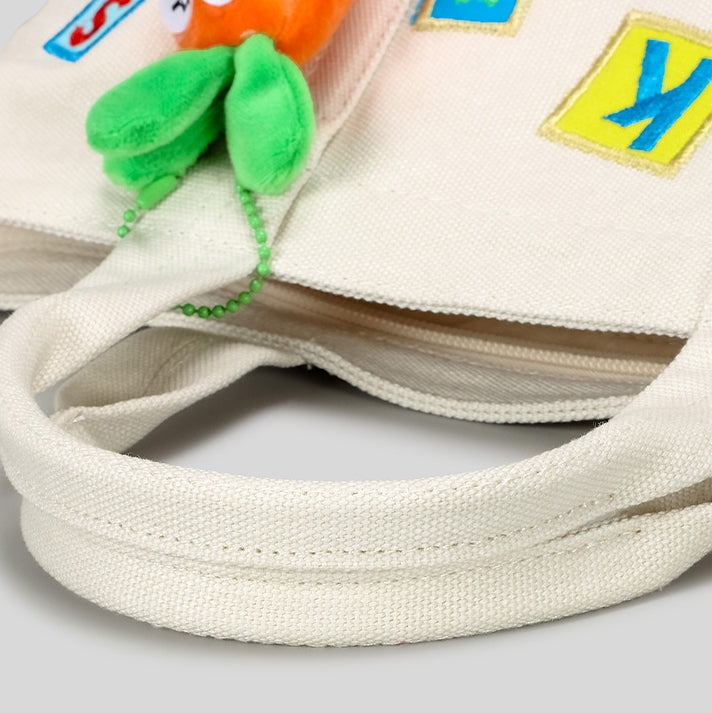 DEVA Canvas Tote Bag with Charm