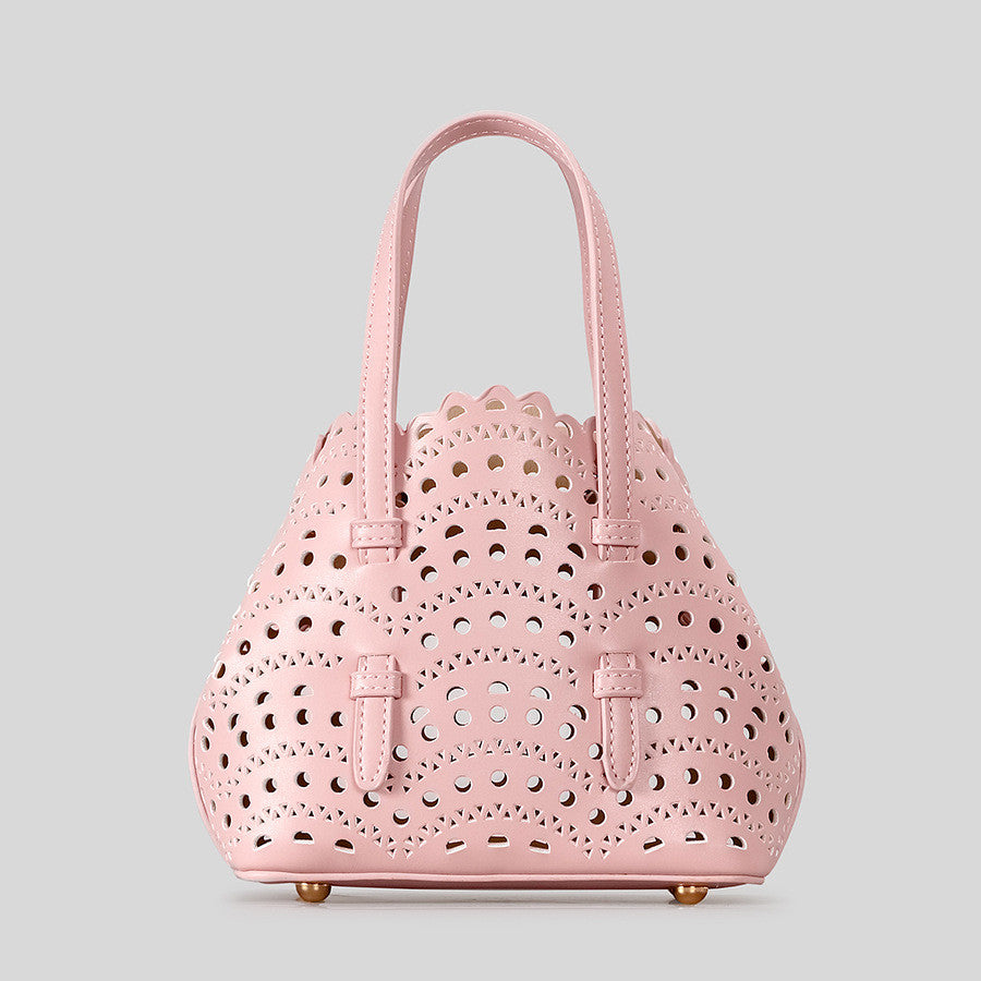 DEVA Small Carved Hollow Tote Bag