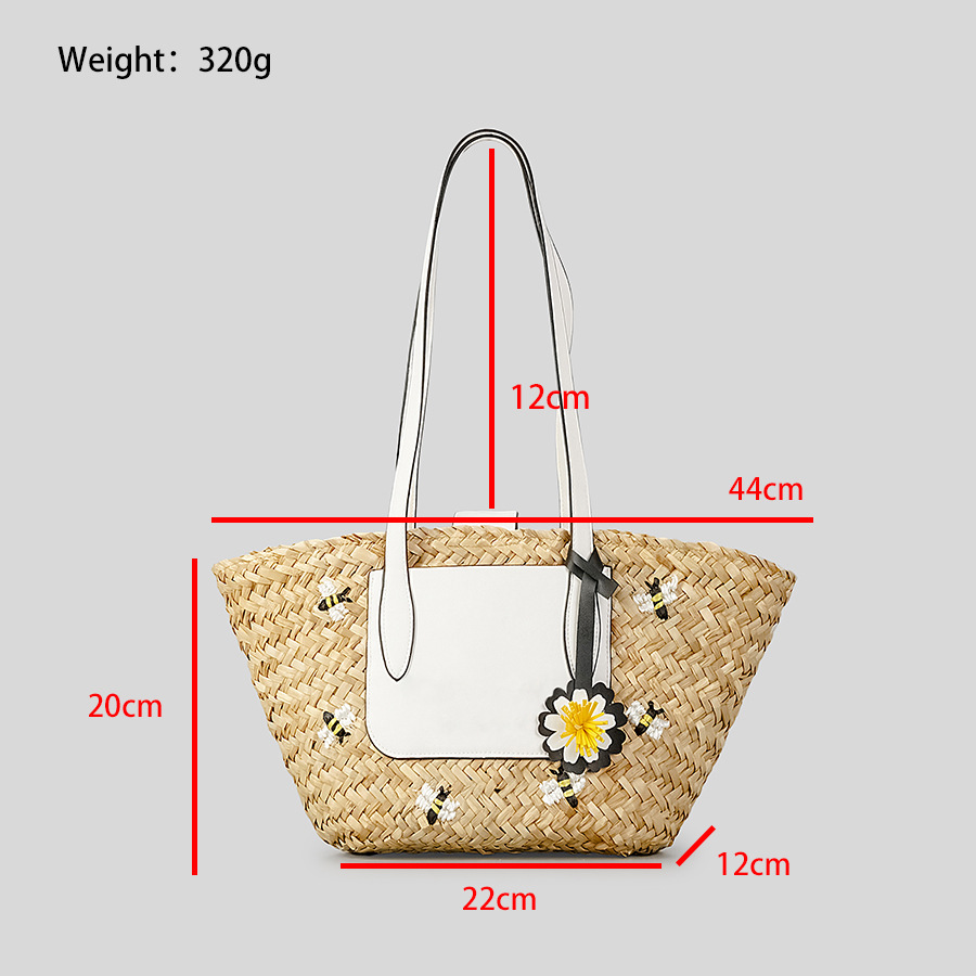 DEVA Lightweight Summer Beach Bag Tote Bag for Women