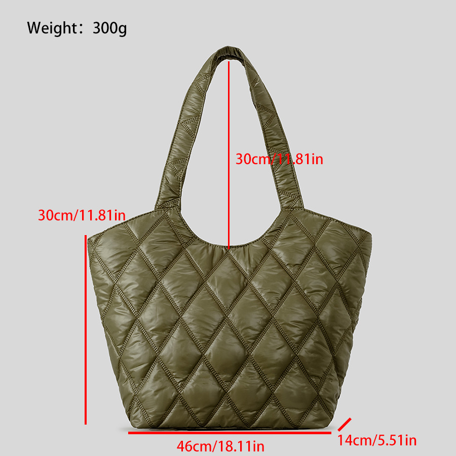 DEVA Quilted Tote Bag