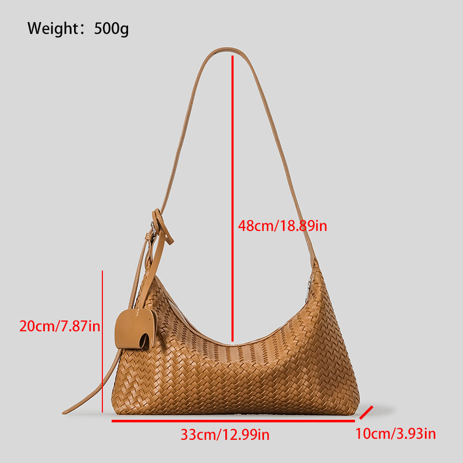 DEVA New Intrecciato Leather Shoulder Bag