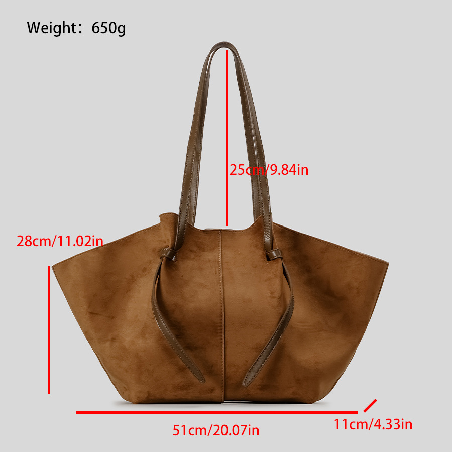 DEVA Best Suede Tote Bag