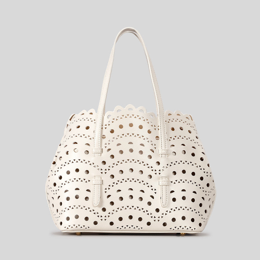 DEVA Middle Carved Hollow Tote Bag