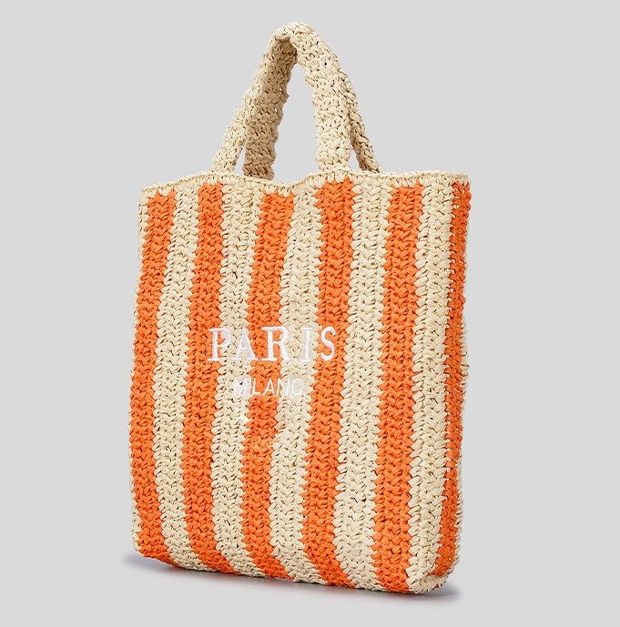 DEVA Straw Bag Beach Bag for Summer