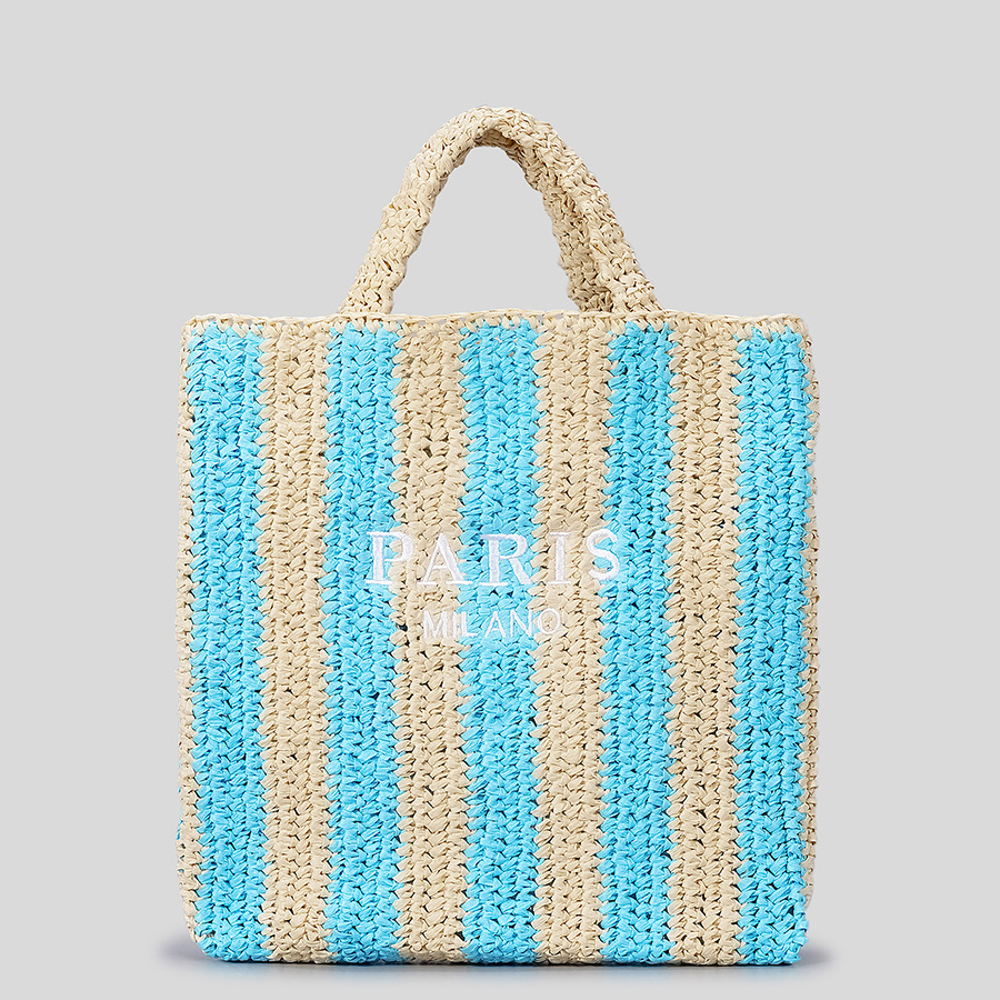 DEVA Straw Bag Beach Bag for Summer