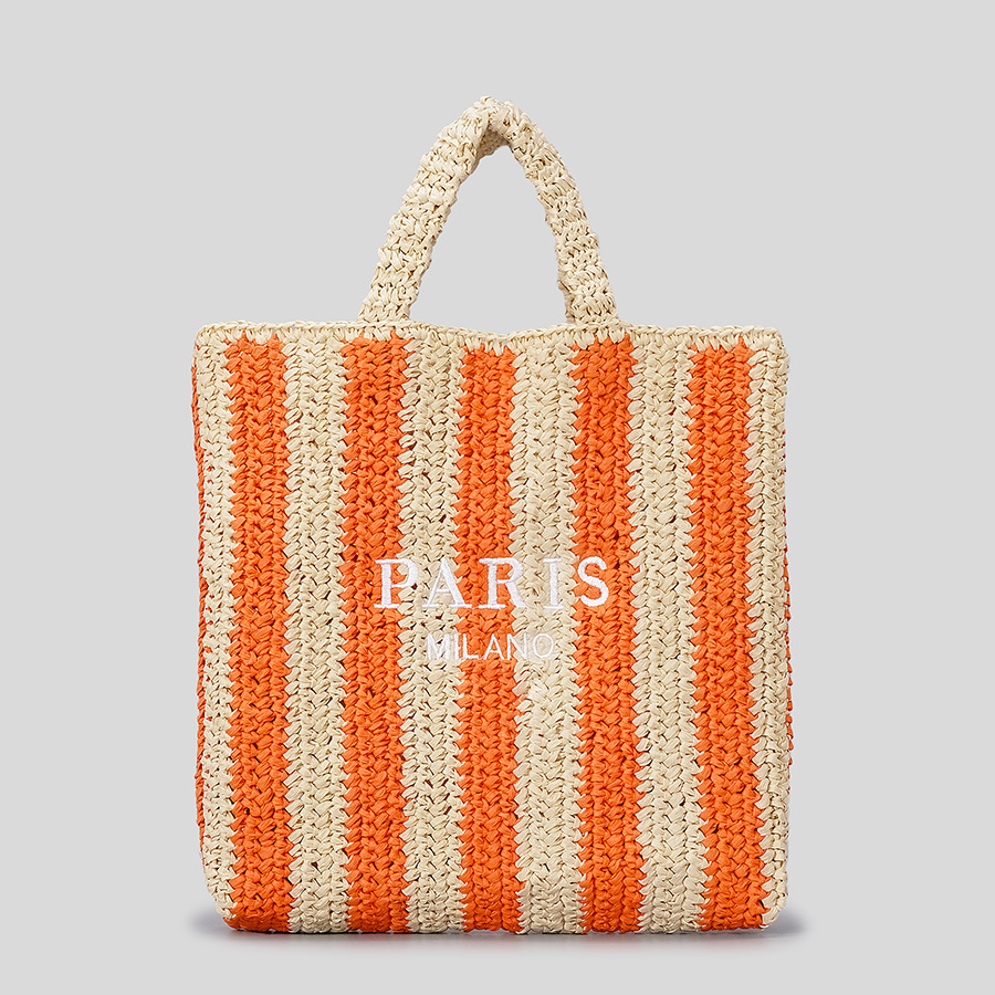 DEVA Straw Bag Beach Bag for Summer