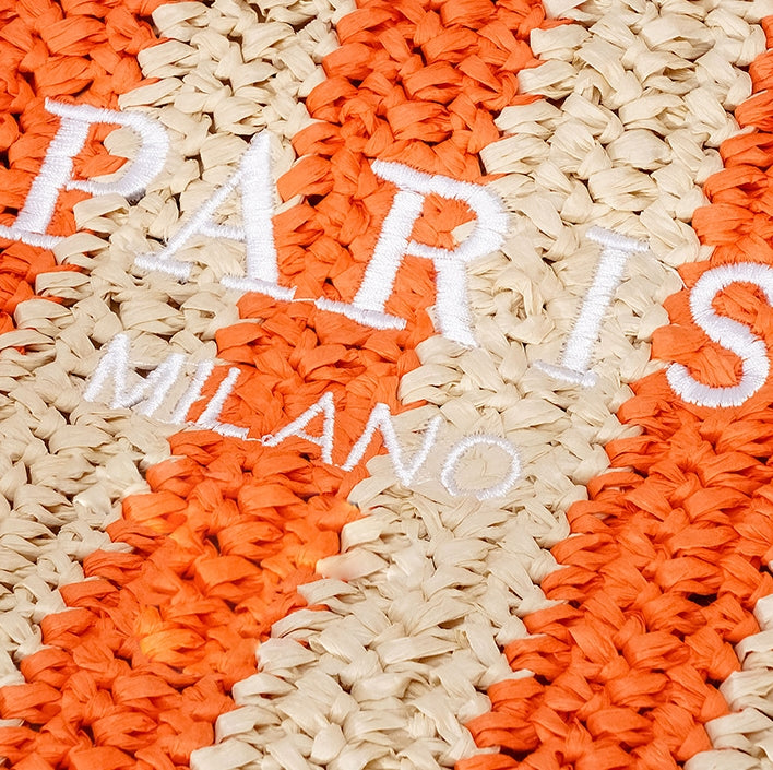 DEVA Straw Bag Beach Bag for Summer