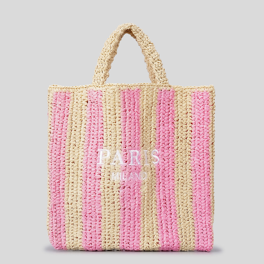 DEVA Straw Bag Beach Bag for Summer
