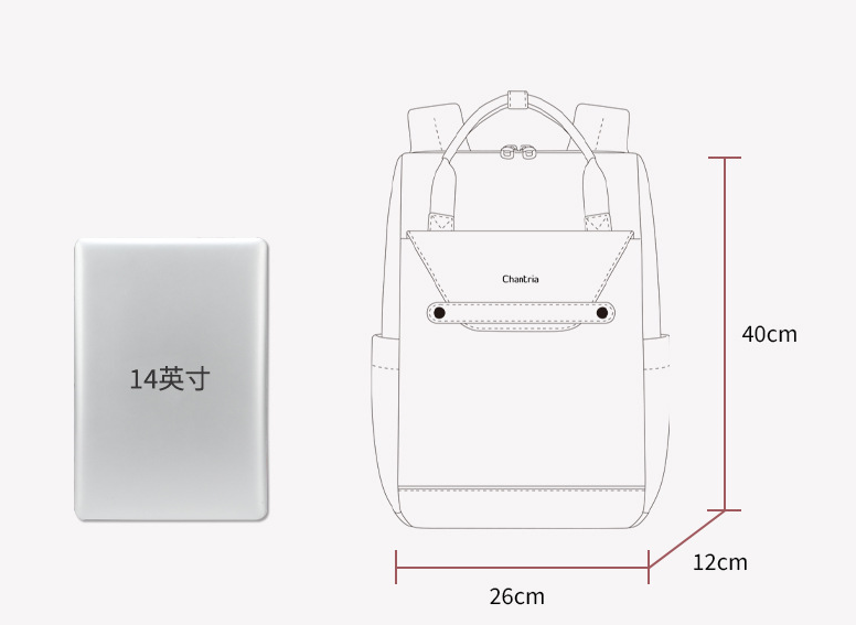 Premium Women's Large Laptop Backpack | Lightweight Business Casual