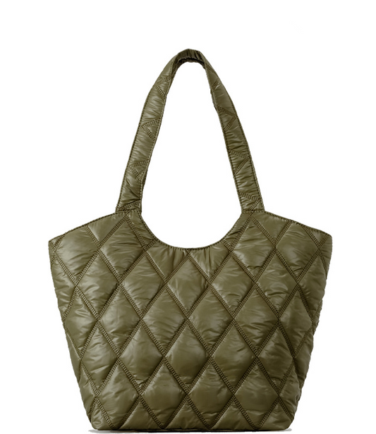 DEVA Quilted Tote Bag