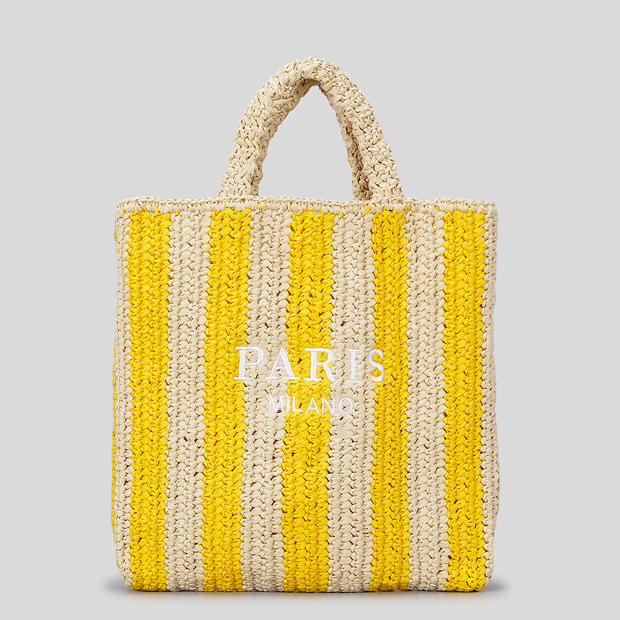 DEVA Straw Bag Beach Bag for Summer