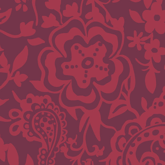 Eden Paisley Cranberry (17397)