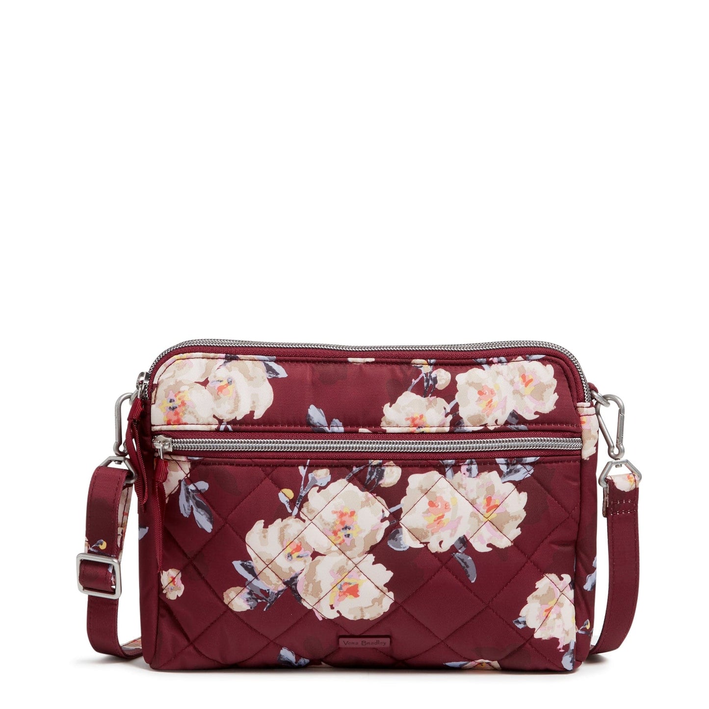 Triple Compartment Crossbody Bag