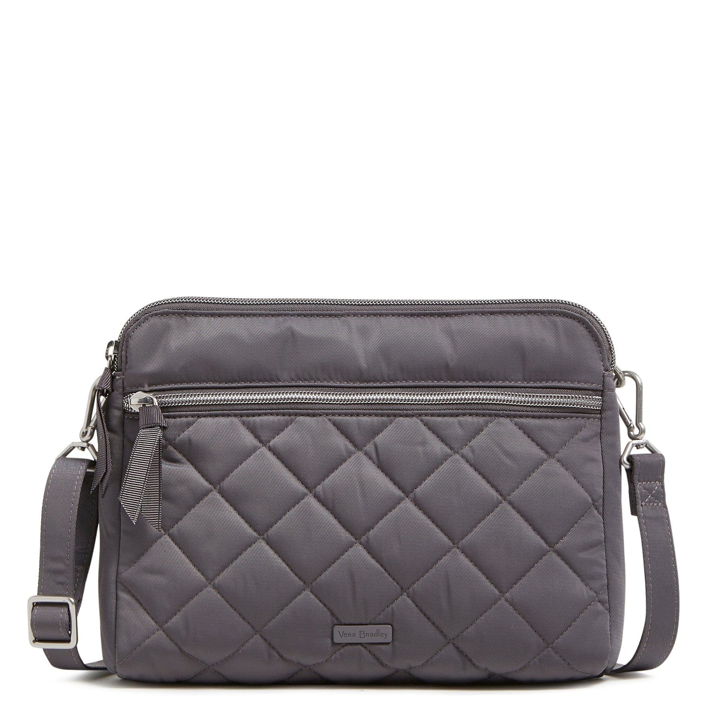 Triple Compartment Crossbody Bag