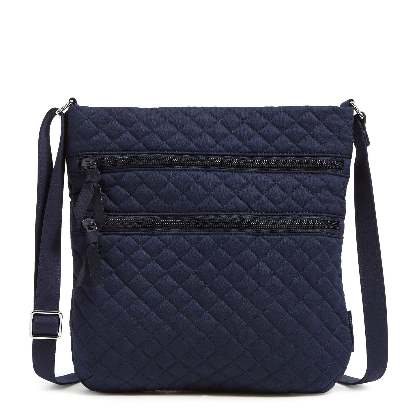 Triple Zip Hipster Crossbody Bag