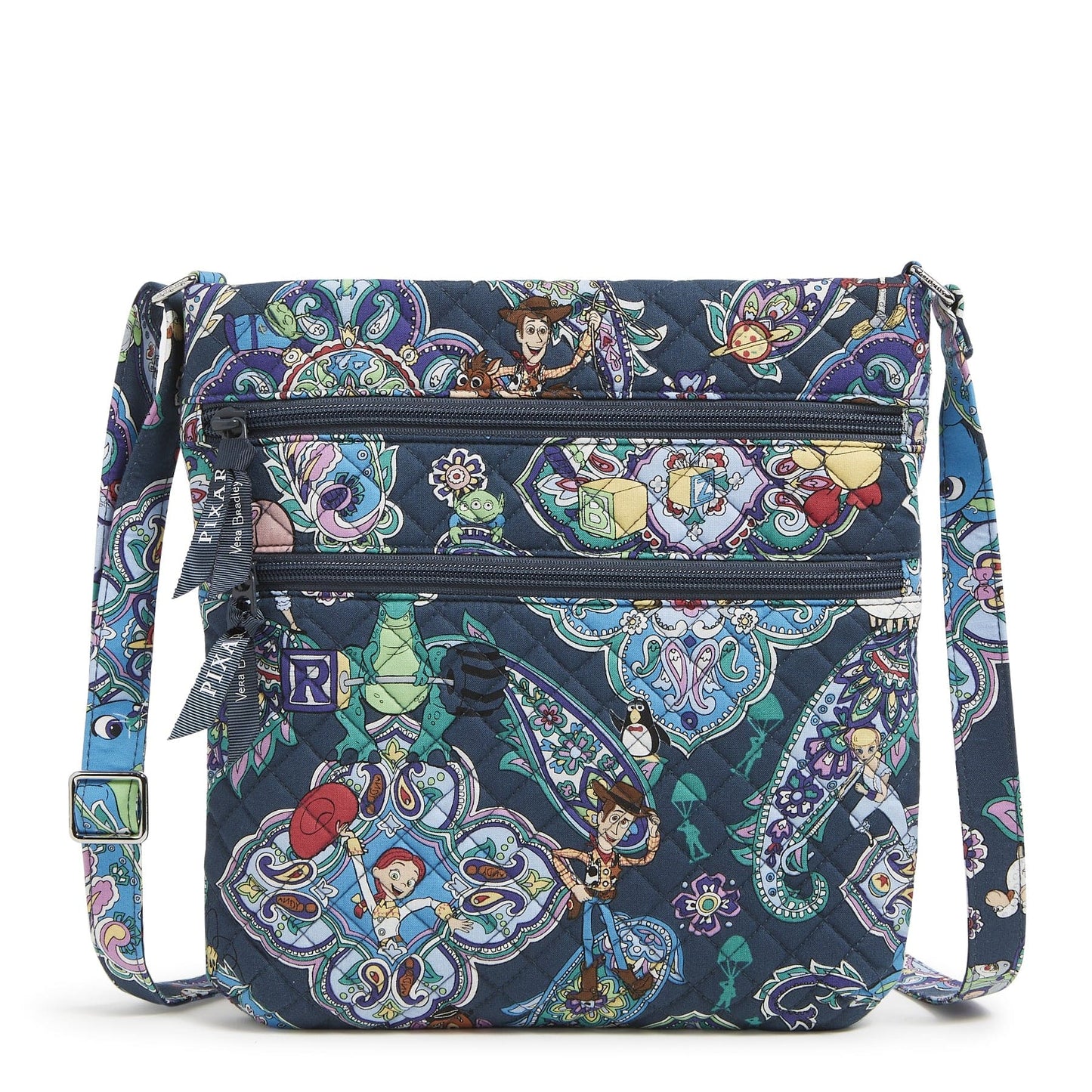 Disney Pixar Triple Zip Hipster Crossbody Bag