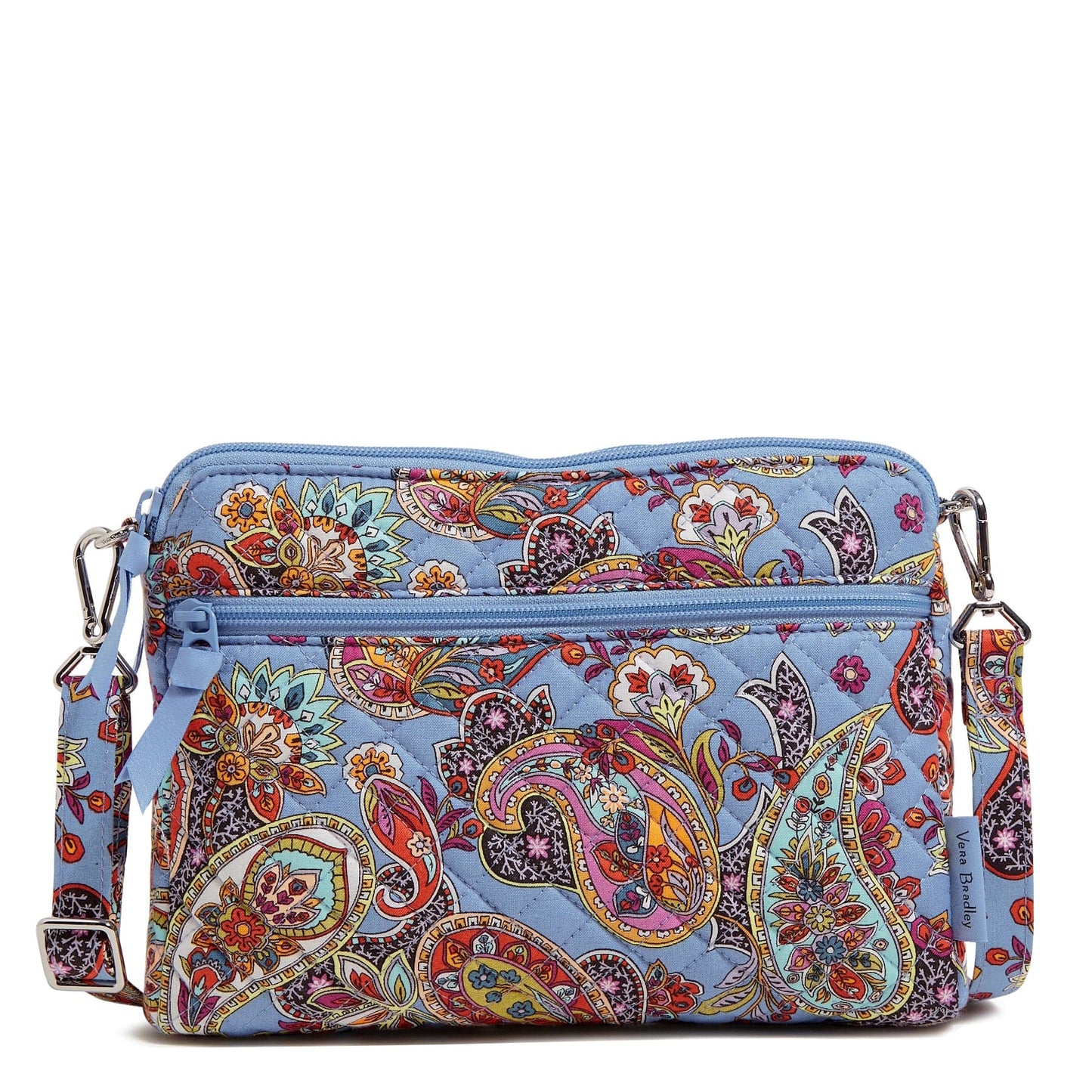 Triple Compartment Crossbody Bag