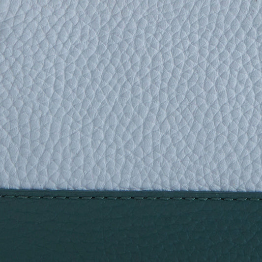 Ink Teal Colorblock in Leather